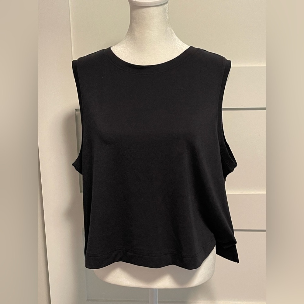 All In Motion Black Cropped Tank Size XXL
